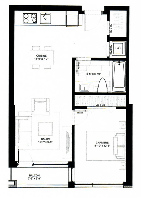 floor plan of the floor plan for a small house